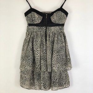 TRF Zara Leopard Print Mini Dress